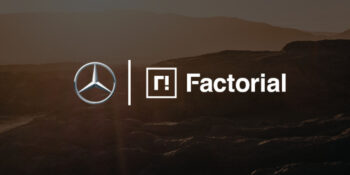 Mercedes-Benz and factorial banner